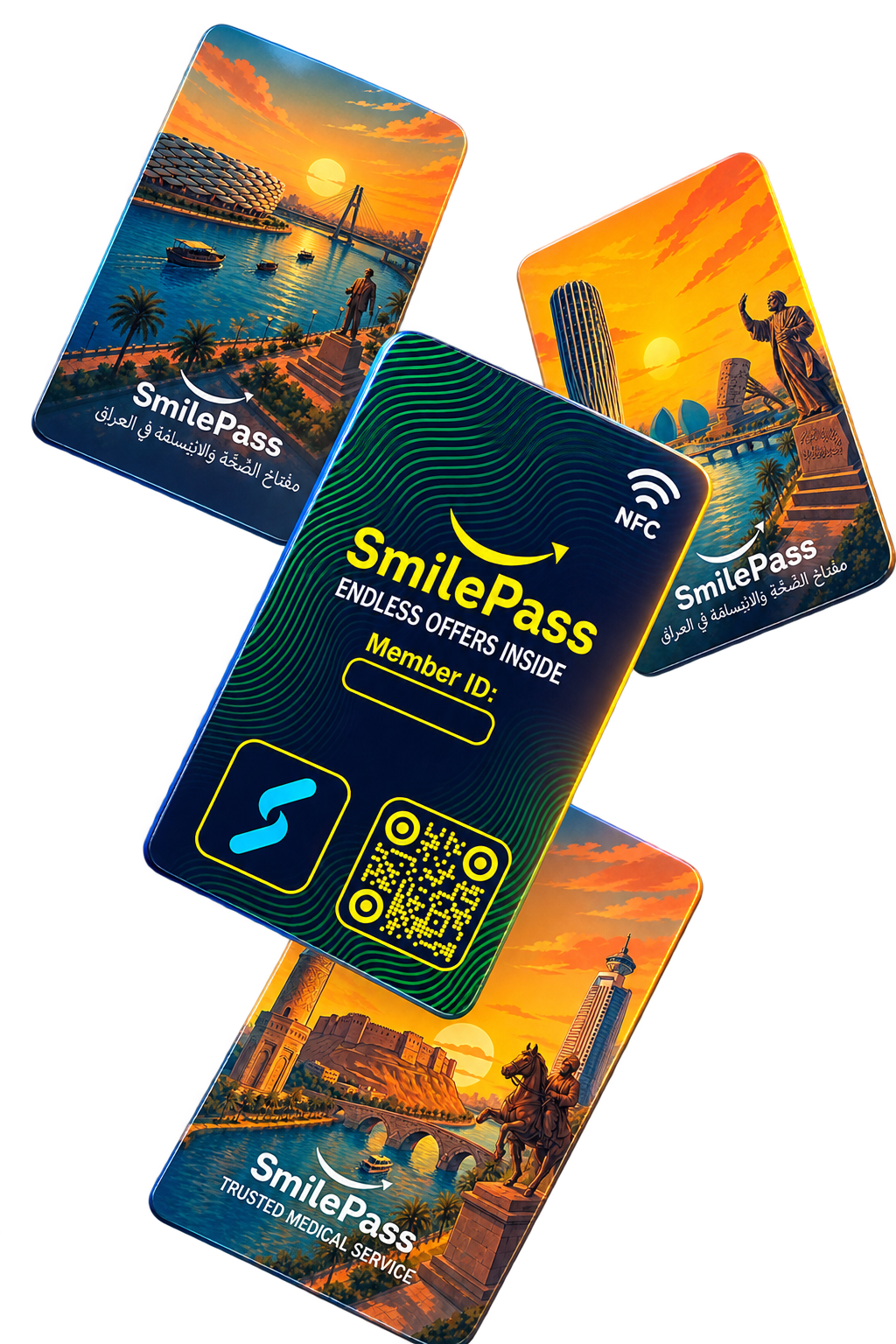 SmilePass membership cards